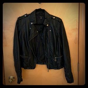 Vegan leather jacket